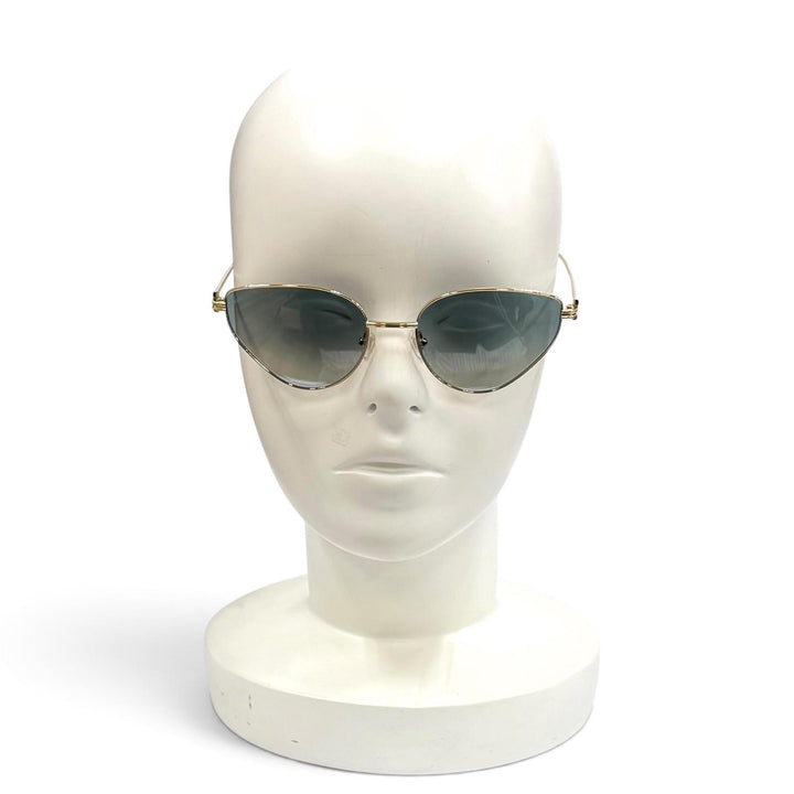 未使用品★Cartier カルティエ CT0155S パンテール ドゥ カルティエ サングラス 2Cデコール キャッツアイ ゴールド 57□19 140 箱付き