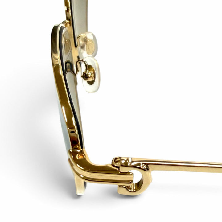 未使用品★Cartier カルティエ CT0155S パンテール ドゥ カルティエ サングラス 2Cデコール キャッツアイ ゴールド 57□19 140 箱付き