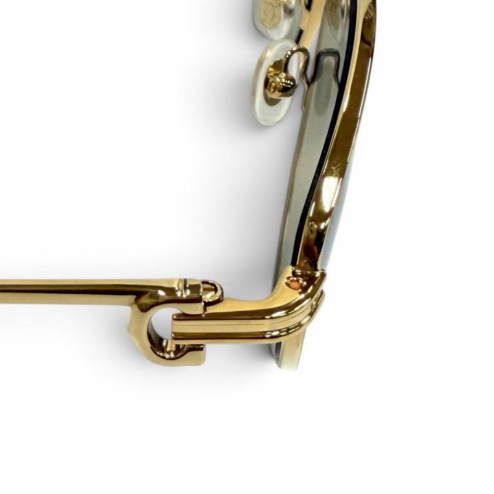 未使用品★Cartier カルティエ CT0155S パンテール ドゥ カルティエ サングラス 2Cデコール キャッツアイ ゴールド 57□19 140 箱付き