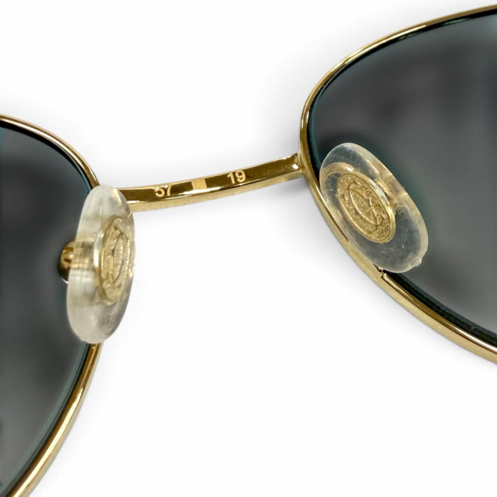 未使用品★Cartier カルティエ CT0155S パンテール ドゥ カルティエ サングラス 2Cデコール キャッツアイ ゴールド 57□19 140 箱付き
