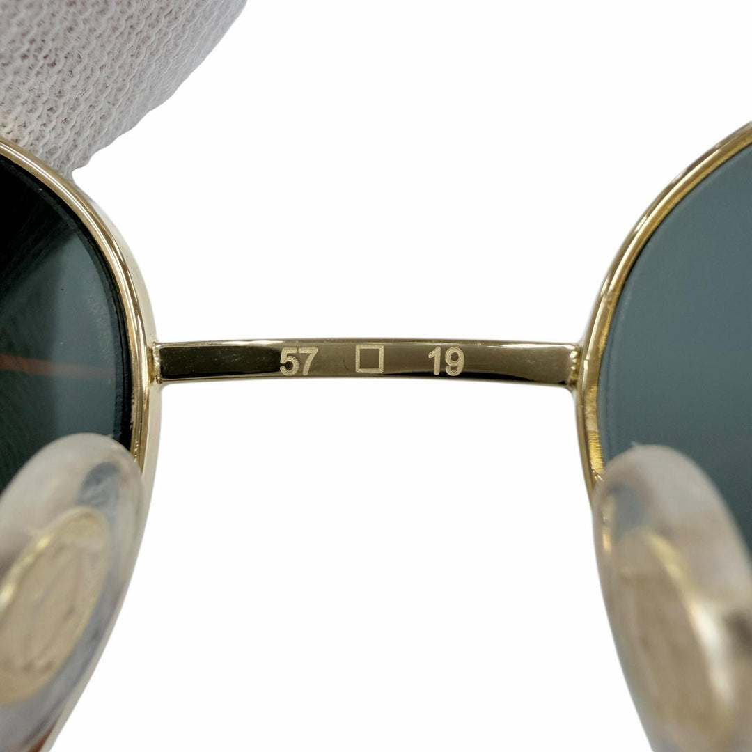 未使用品☆Cartier カルティエ CT0155S パンテール 2Cデコール キャッツアイ サングラス ゴールド ブラック 57□19 デモレンズ 箱付き
