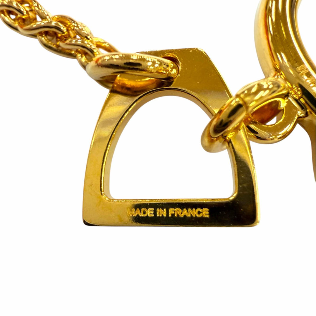 極美品☆HERMES エルメス 2026年製 トネール ネックレス アクセサリー ペンダント ゴールド ホワイト フランス製 レディース 箱・保袋付