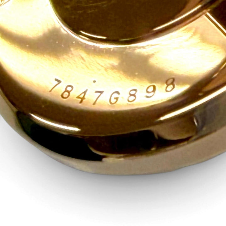 極美品▼ROLEX ロレックス AU750 セラミック フルーテッド カフスボタン カフリンクス ゴールド(PG) 重量22.06g 定価898700円 箱付き
