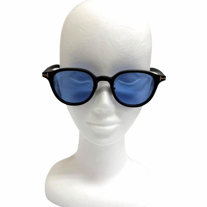 極美品□TOM FORD トムフォード TF977-D アセテート 日本企画限定モデル サングラス マットブラック ピンクゴールド 48□22-145 伊製