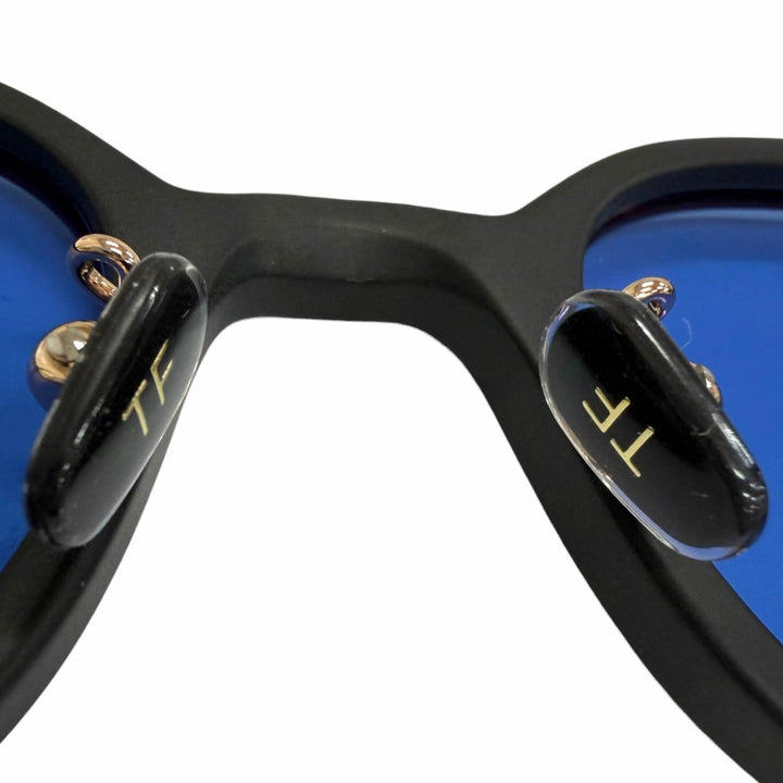 極美品□TOM FORD トムフォード TF977-D アセテート 日本企画限定モデル サングラス マットブラック ピンクゴールド 48□22-145 伊製