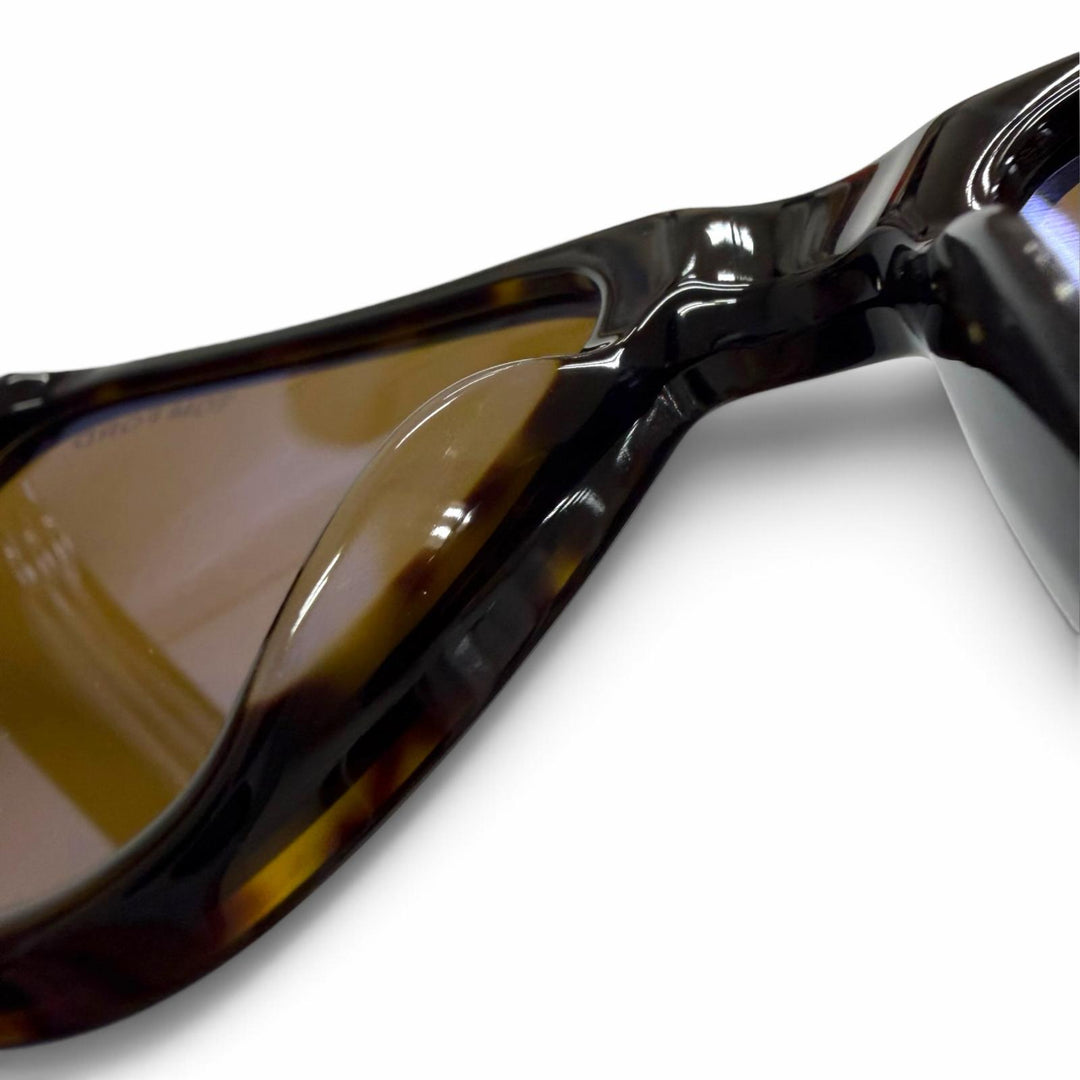 極美品▼TOM FORD トムフォード TF1205 マーブル柄 アイウェア サングラス クリアブラウン ゴールド 55□17 145 デモレンズ イタリア製