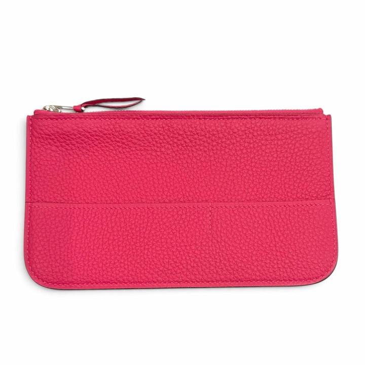 未使用品★HERMES エルメス ドゴンGM フランボワーズ トゴ シルバー金具 セリエ金具 長財布 ロングウォレット U刻印 仏製 レディース