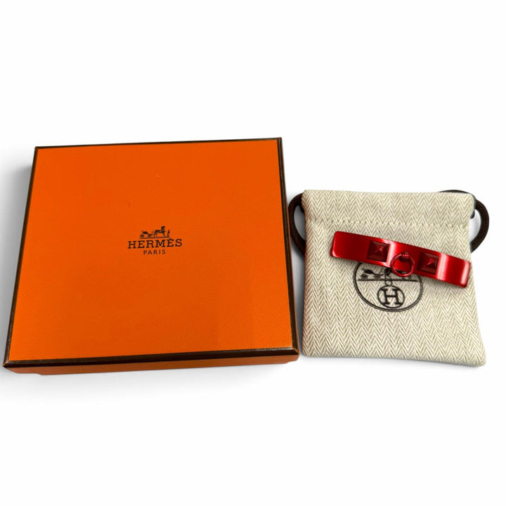 未使用品☆HERMES エルメス バレッタ クルー メドール PM メタル ルージュ ドゥ クール 現行品 定価111100円 箱・保存袋付き