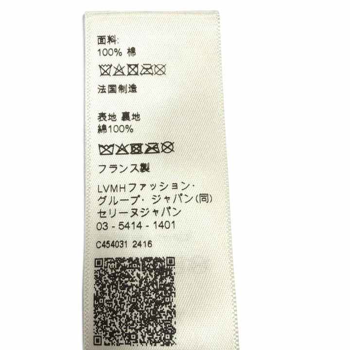 未使用品▼CELINE セリーヌ 2AUS9815V コットン100% ロゴ刺繍 帽子 デニムキャップ インディゴ L フランス製 正規品 メンズ