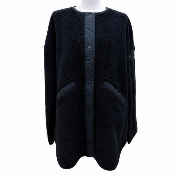 美品☆CANADA GOOSE カナダグース 7225W ウール シムコー フリースジャケット ボア ジャケット ブラック M 正規品 レディース