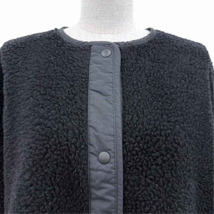 美品☆CANADA GOOSE カナダグース 7225W ウール シムコー フリースジャケット ボア ジャケット ブラック M 正規品 レディース