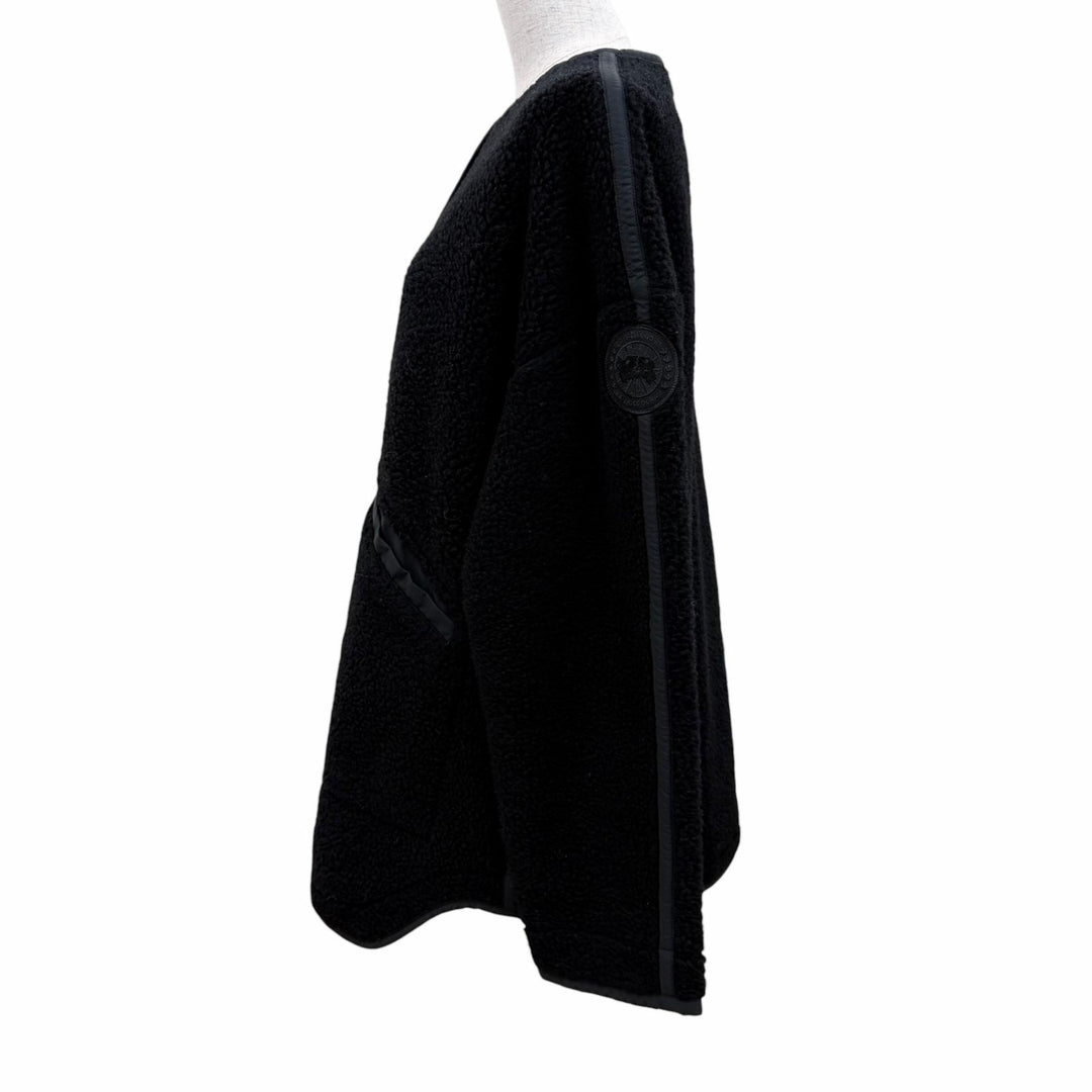 美品☆CANADA GOOSE カナダグース 7225W ウール シムコー フリースジャケット ボア ジャケット ブラック M 正規品 レディース