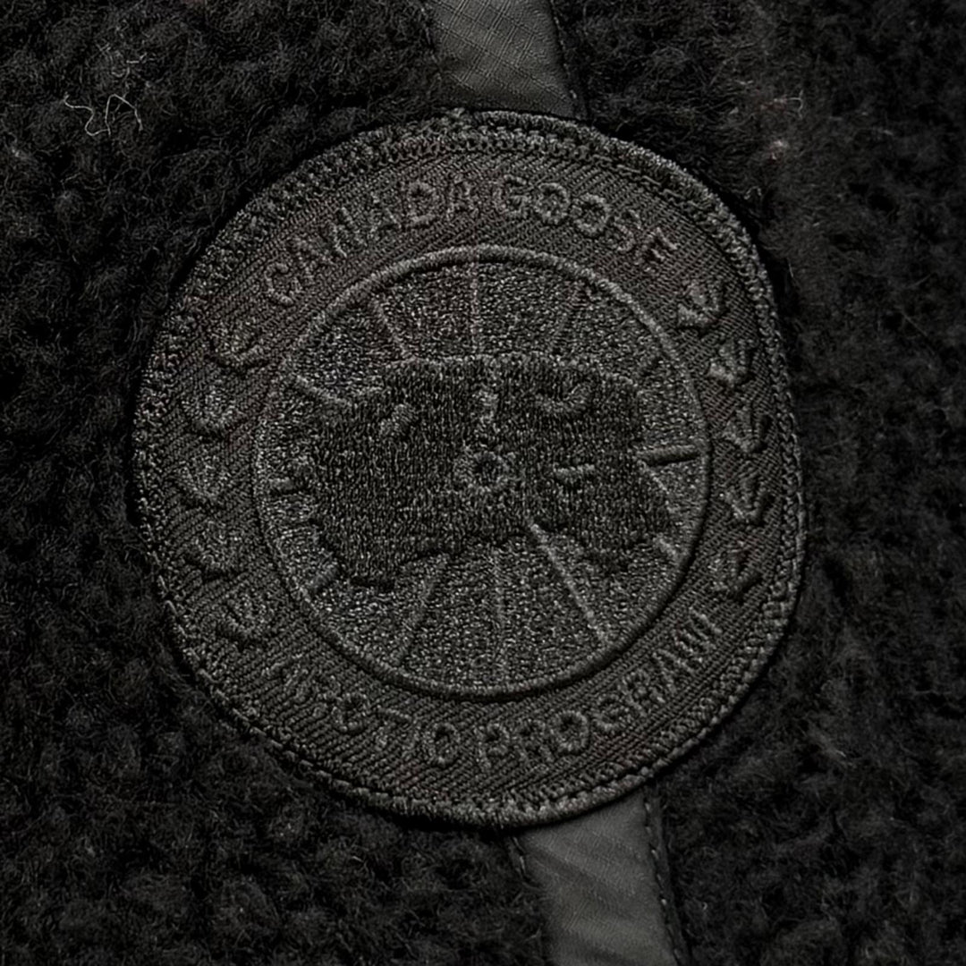 美品☆CANADA GOOSE カナダグース 7225W ウール シムコー フリースジャケット ボア ジャケット ブラック M 正規品 レディース