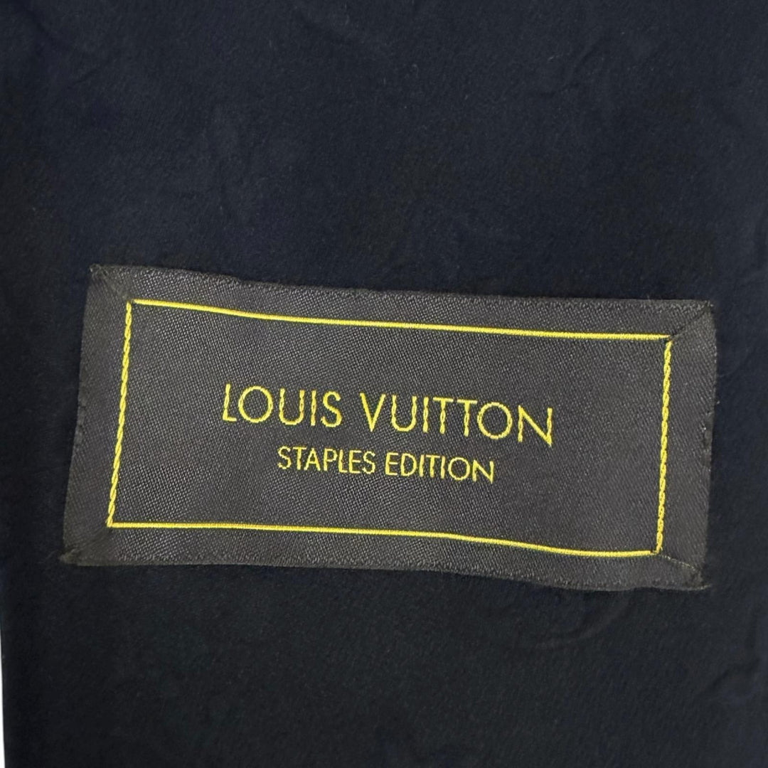 極美品□LOUIS VUITTON ルイヴィトン 22SS ステープルズエディション モノグラムエンボス テーラードジャケット 正規品 50 イタリア製