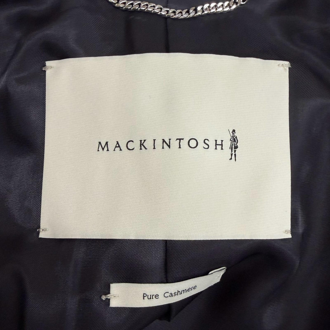 未使用品□Mackintosh マッキントッシュ CRAWFORD カシミヤ100％ ロロピアーナ社製RAIN SYSTEM使用 チェスターコート 38 日本製 正規品
