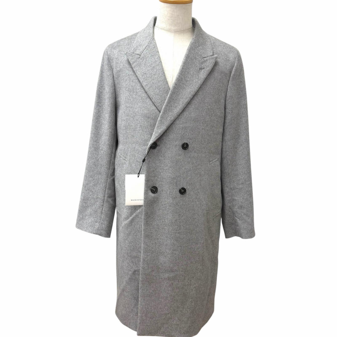 未使用品□Mackintosh マッキントッシュ CRAWFORD カシミヤ100％ ロロピアーナ社製RAIN SYSTEM使用 チェスターコート 38 日本製 正規品