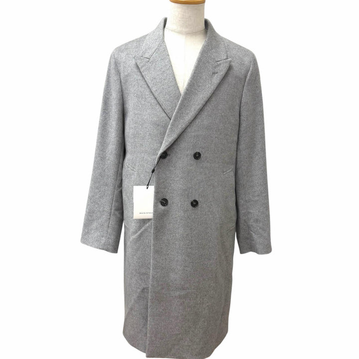 未使用品□Mackintosh マッキントッシュ CRAWFORD カシミヤ100％ ロロピアーナ社製RAIN SYSTEM使用 チェスターコート 38 日本製 正規品