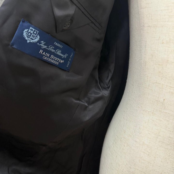 未使用品□Mackintosh マッキントッシュ CRAWFORD カシミヤ100％ ロロピアーナ社製RAIN SYSTEM使用 チェスターコート 38 日本製 正規品
