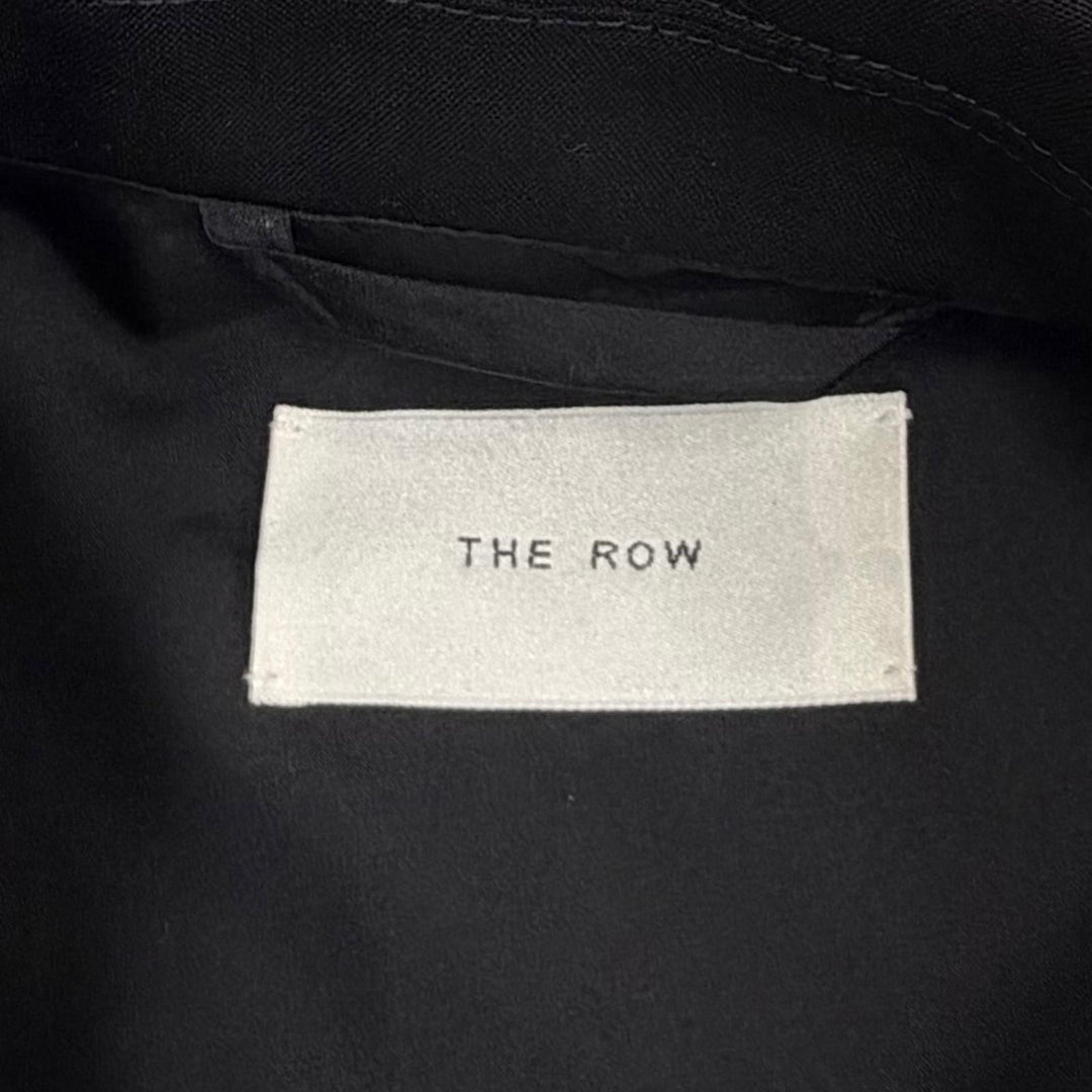 未使用品★THE ROW ザロウ 8885-W3893 ALOHA JACKET 裏地シルク100％ シングル ジャケット ブラック 0 イタリア製 正規品 レディース