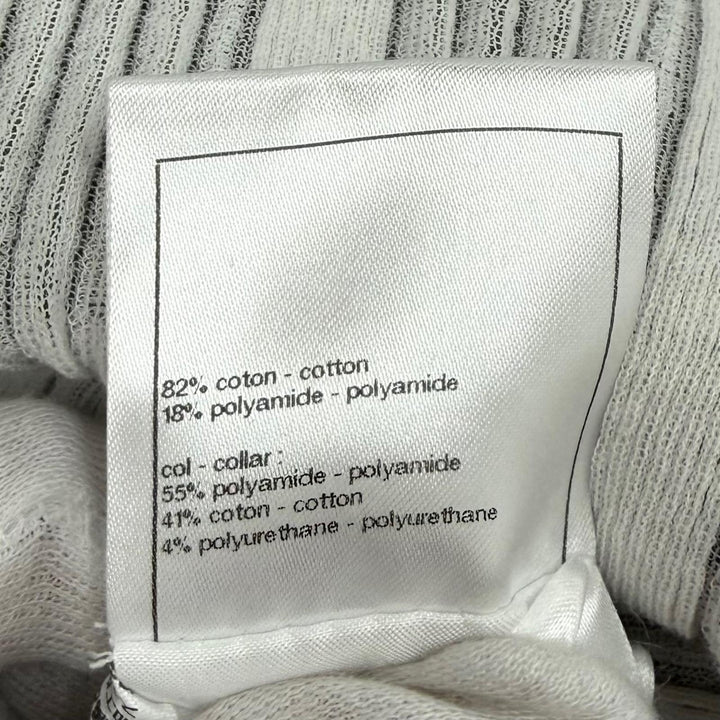 未使用品★CHANEL シャネル P81543K11855 ココビーチ ココマーク 半袖 トップス ブラック 34 イタリア製 正規品 レディース 保存袋付き