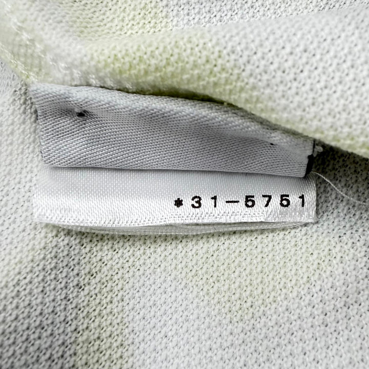 極美品▼HERMES エルメス 23SS 31-5751 パズル ヴェジタル コットン100% 半袖ポロシャツ ホワイト イエロー XL 伊製 正規品 メンズ