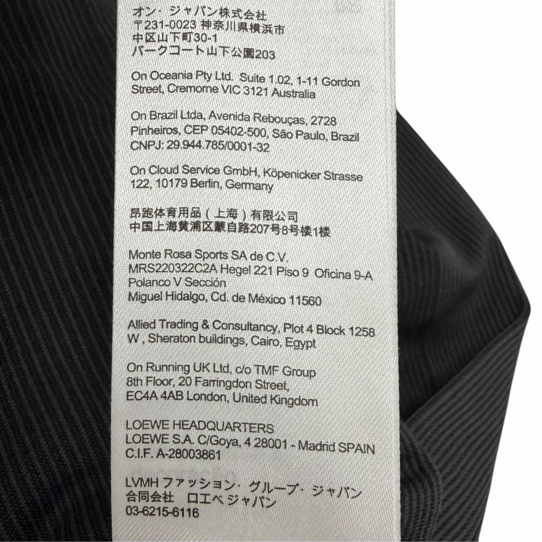 未使用品▼LOEWE On ロエベ オン H929Y23X06 Toffee トフィー ロングスリーブ クルーネック テクニカルジャージ 長袖Ｔシャツ L 正規品