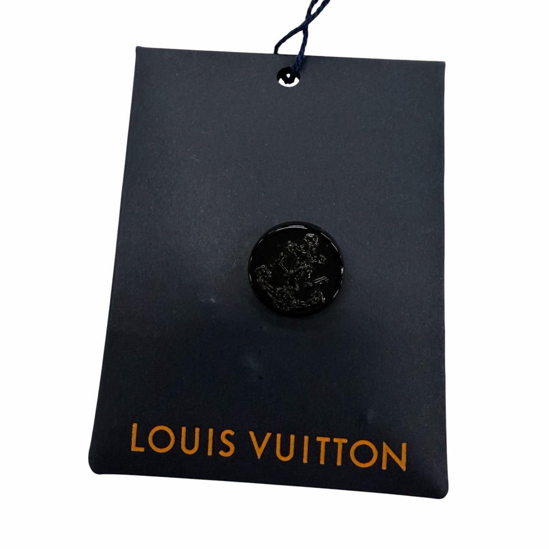 未使用品☆LOUIS VUITTON ルイヴィトン 24AW ウール アルパカ リネン混 イカリボタン ミニ丈 ツイードスカート アイボリー系 36 正規品