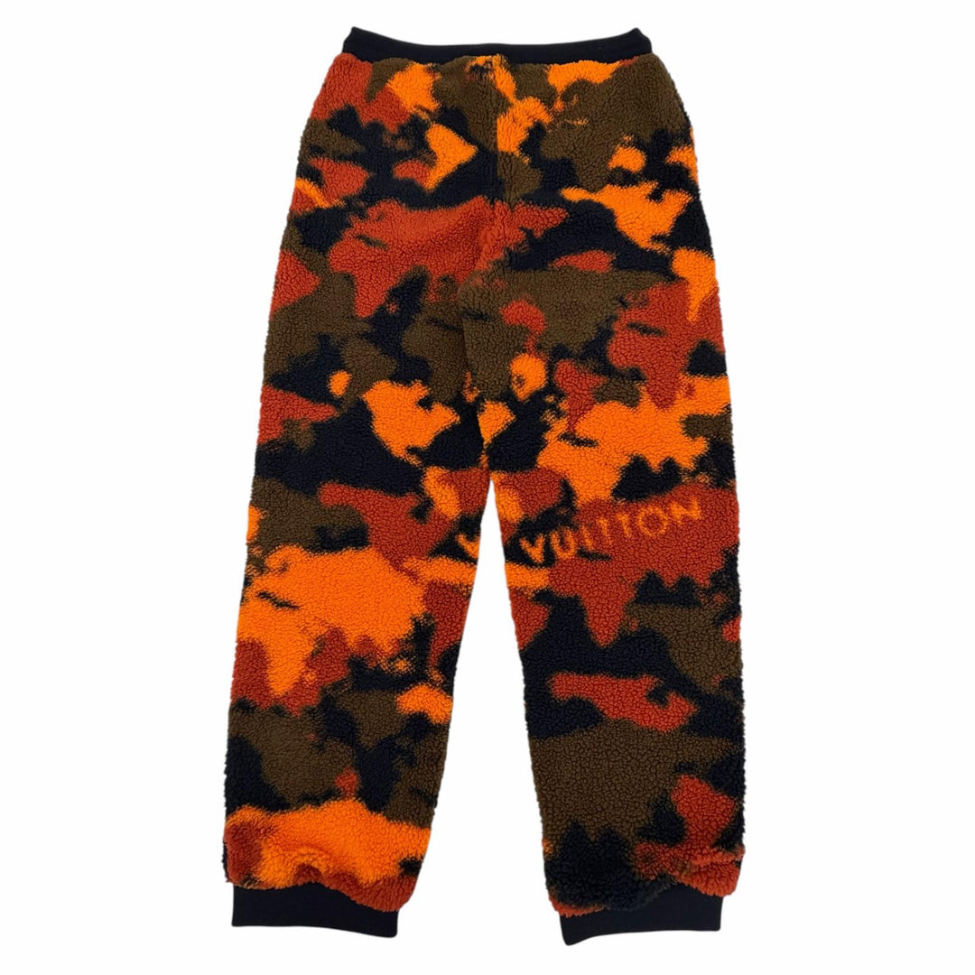 未使用品▼LOUIS VUITTON ルイヴィトン 24SS 迷彩 カモフラ柄 LVロゴ ボア イージーパンツ マルチカラー XL イタリア製 正規品 メンズ