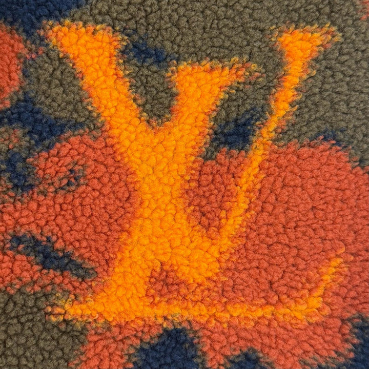 未使用品▼LOUIS VUITTON ルイヴィトン 24SS 迷彩 カモフラ柄 LVロゴ ボア イージーパンツ マルチカラー XL イタリア製 正規品 メンズ
