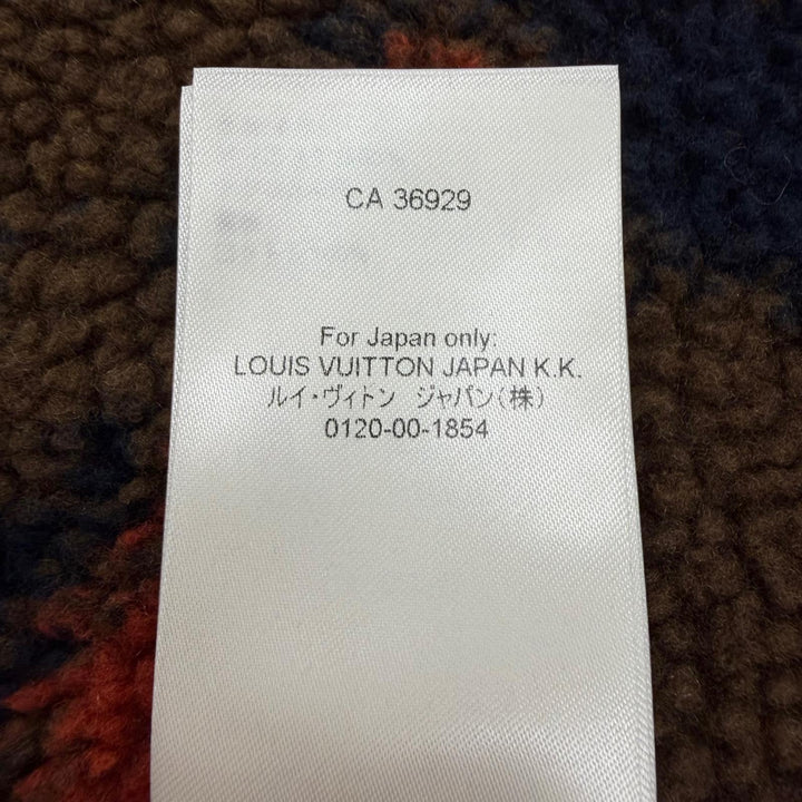 未使用品▼LOUIS VUITTON ルイヴィトン 24SS 迷彩 カモフラ柄 LVロゴ ボア イージーパンツ マルチカラー XL イタリア製 正規品 メンズ