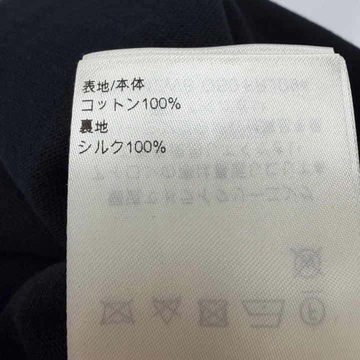 未使用品☆LOUIS VUITTON ルイヴィトン 24AW コットン100％ タートルネック ノースリーブ ワンピース ネイビー XS イタリア製 正規品