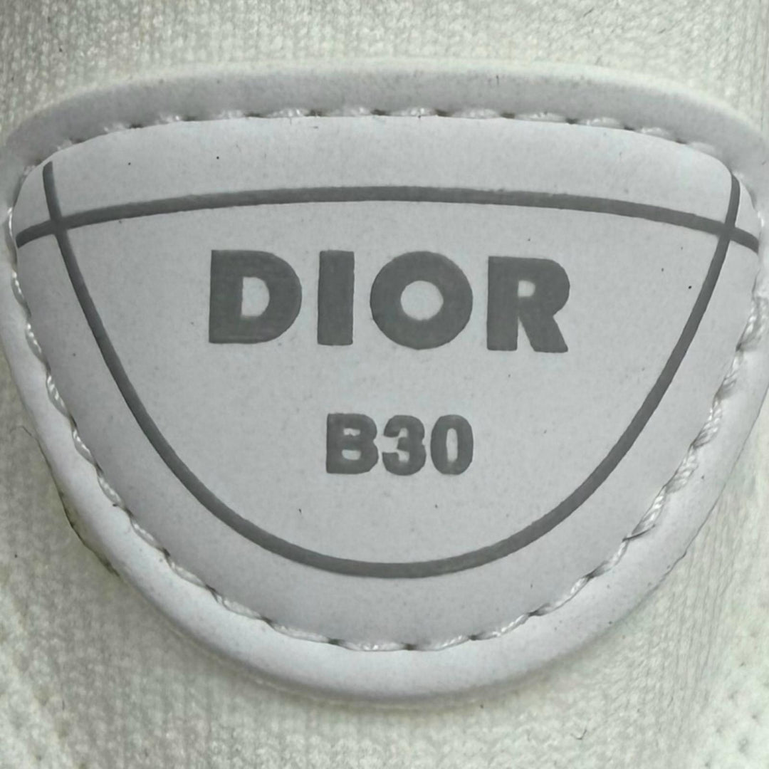 未使用品▼DIOR ディオール オム LS B30 テクニカルメッシュ レザー カウントダウン スニーカー ホワイト 42.5 イタリア製 メンズ