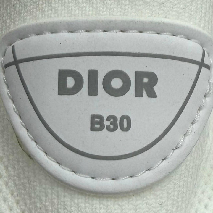 未使用品▼DIOR ディオール オム LS B30 テクニカルメッシュ レザー カウントダウン スニーカー ホワイト 42.5 イタリア製 メンズ