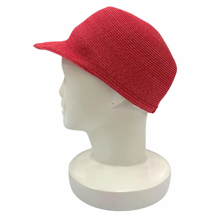 未使用品☆HERMES エルメス EMMA エマ ゼラニウム/ローズ/オレンジ セリエ金具 麦わら帽子 ハット 58 イタリア製 正規品 レディース
