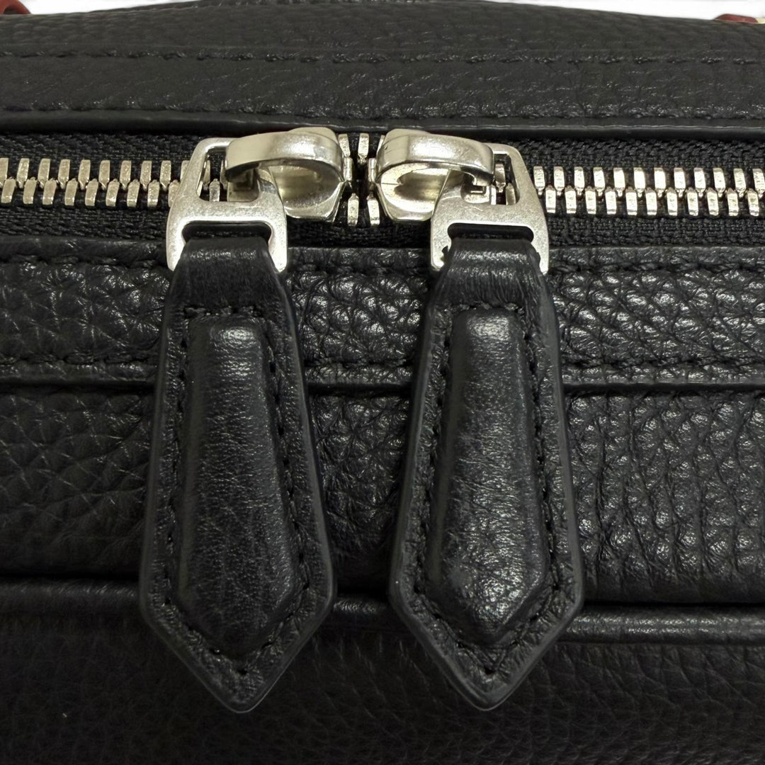 極美品□BALLY バリー レザー トレインスポッティング 2WAY ショルダーバッグ ブリーフケース ビジネスバッグ ブラック メンズ