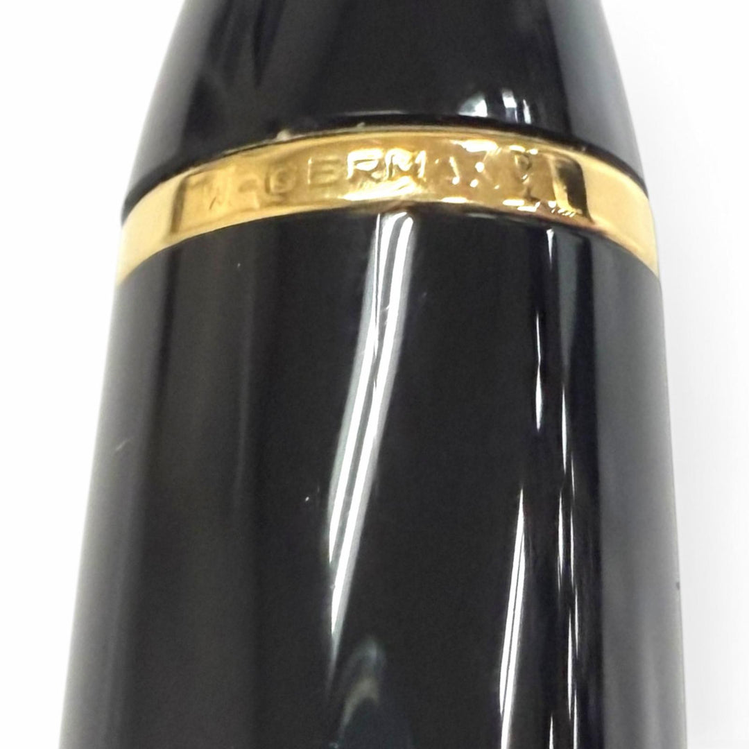 美品□MONTBLANC モンブラン マイスターシュテュック ル・グラン 146 ペン先14K キャップ式 万年筆 ブラック ゴールド 西ドイツ製 メンズ