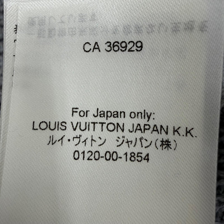 未使用品☆LOUIS VUITTON ルイヴィトン 24AW ウール LVサークルロゴ ニット ミニスカート グレー XS イタリア製 正規品 レディース 箱付