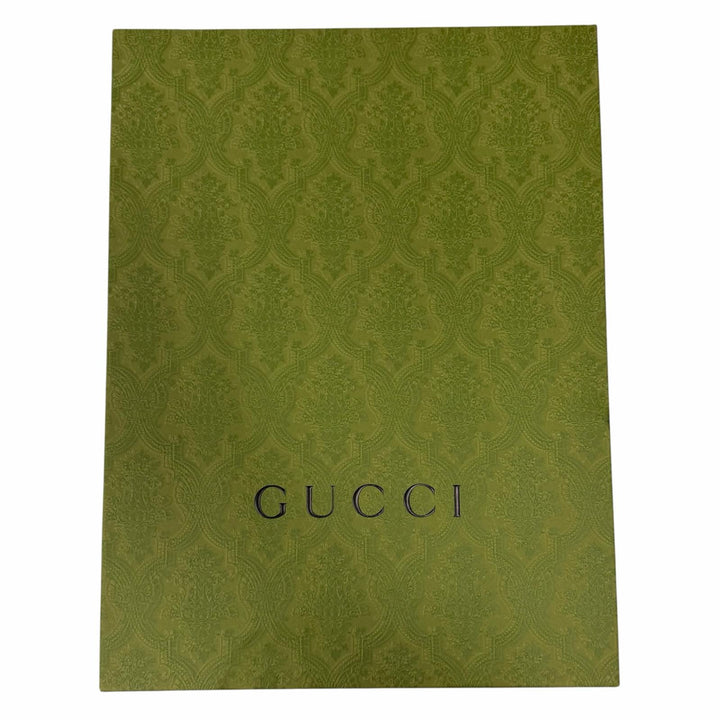 未使用品□GUCCI グッチ 23SS 740585 バックロゴ ボーダー柄 長袖ニット セーター アイボリー レッド S イタリア製 正規品 メンズ 箱付き
