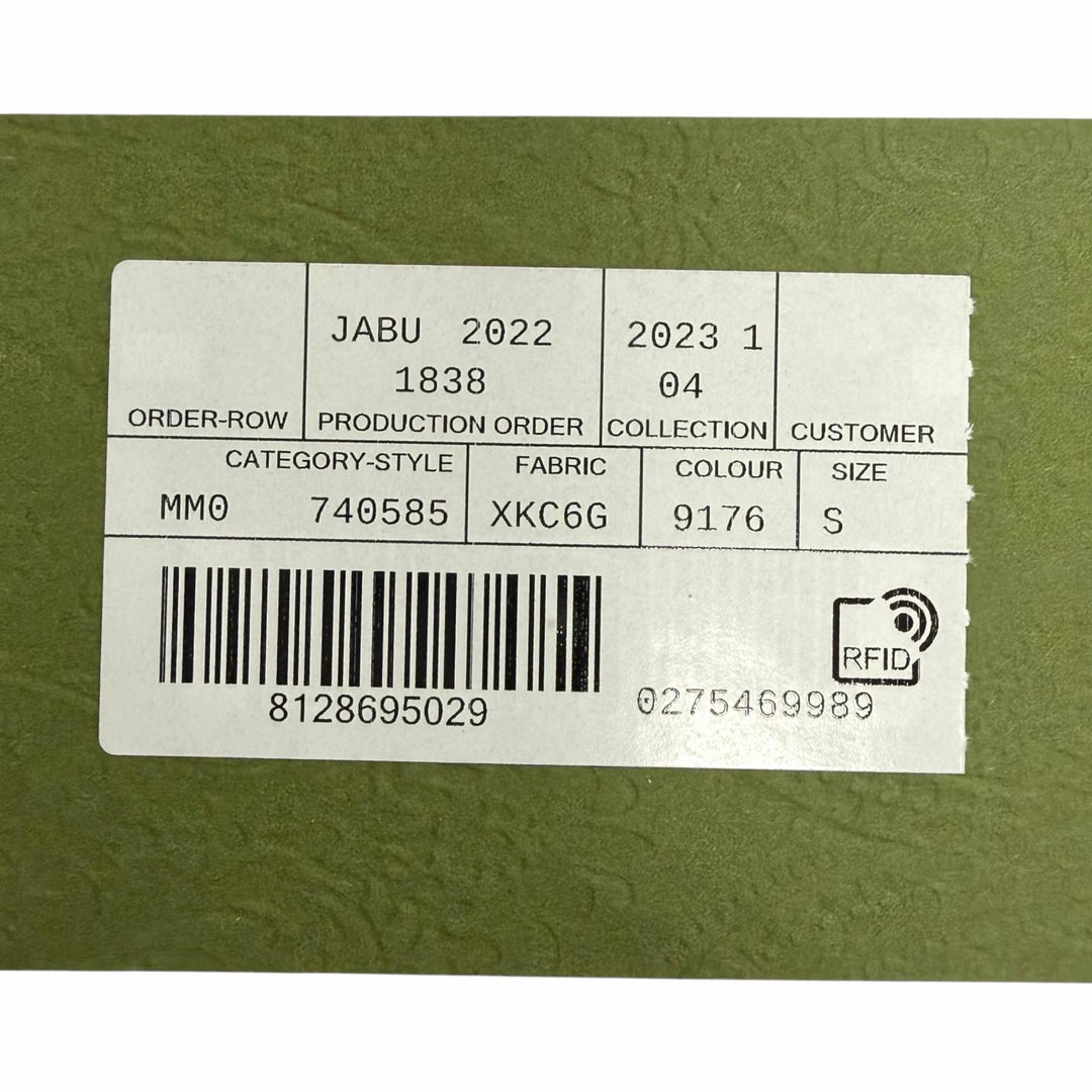未使用品□GUCCI グッチ 23SS 740585 バックロゴ ボーダー柄 長袖ニット セーター アイボリー レッド S イタリア製 正規品 メンズ 箱付き