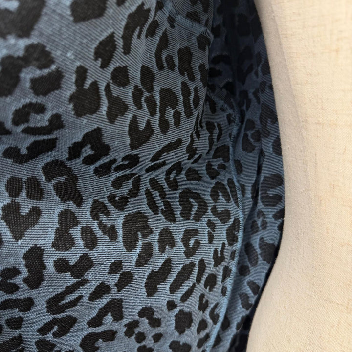 極美品□WACKO MARIA ワコマリア Leopard Light Boa Fleece Jacket レオパード柄 ボアフリースジャケット ライトブルー M 日本製 正規品