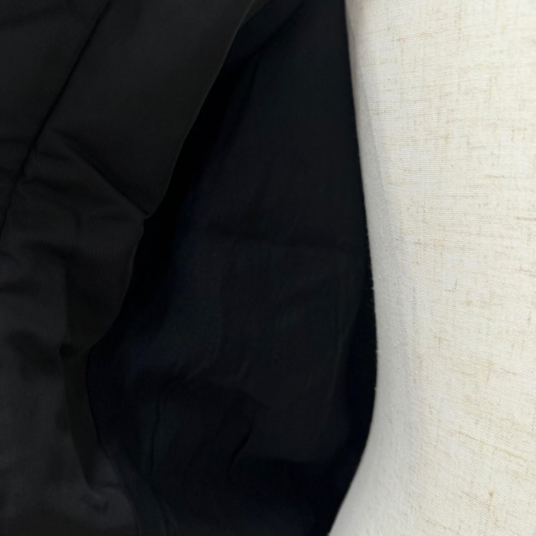 極美品□DRIES VAN NOTEN ドリスヴァンノッテン バックジップデザイン ボンバージャケット ブルゾンジャケット ブラック L ブルガリア製