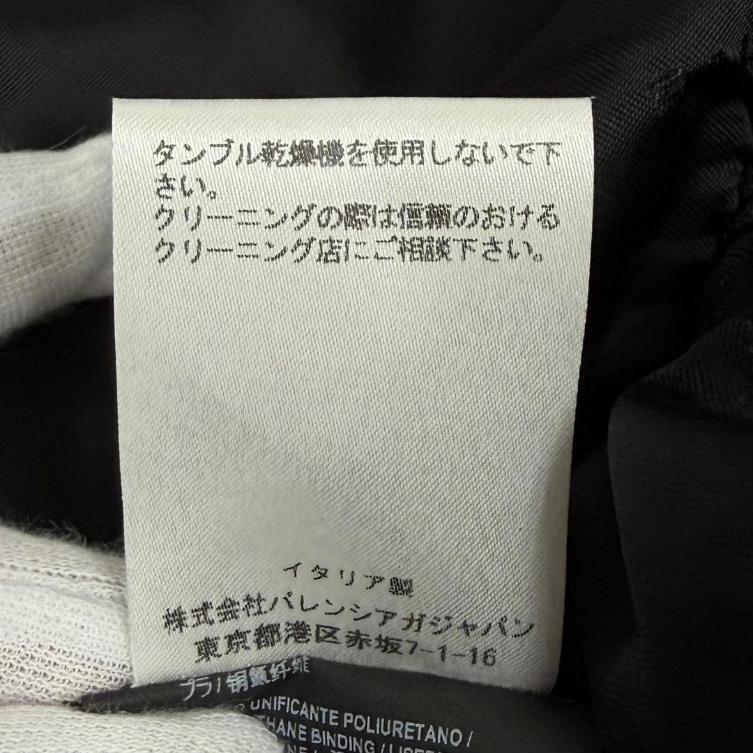 極美品★BALENCIAGA バレンシアガ 436002 千鳥格子 ドッキングジャケット コート グレー ブラック IT 38 イタリア製 正規品 レディース