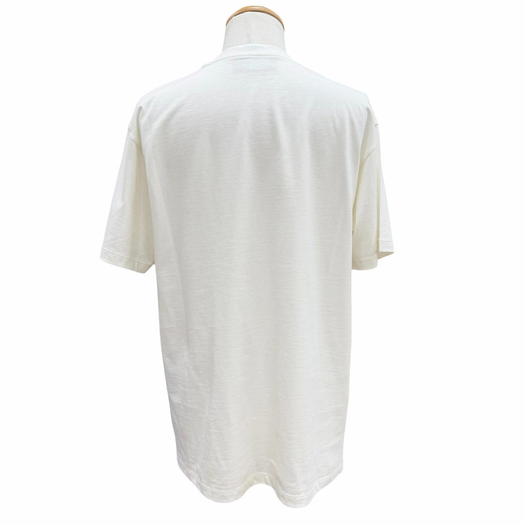 極美品▼GUCCI グッチ 24SS 776596 コットン スパンコール クルーネック ショートスリーブ 半袖Ｔシャツ ホワイト S 伊製 正規品 メンズ