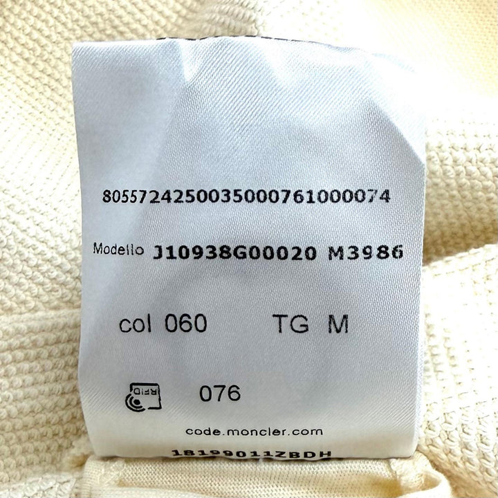 未使用品★MONCLER モンクレール 2023年製 8G00020 M3986 CREWNECK ロゴパッチ付 クルーネック トレーナー スウェット M 正規品