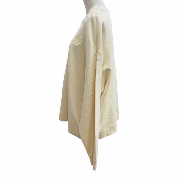 未使用品★MONCLER モンクレール 2023年製 8G00020 M3986 CREWNECK ロゴパッチ付 クルーネック トレーナー スウェット M 正規品