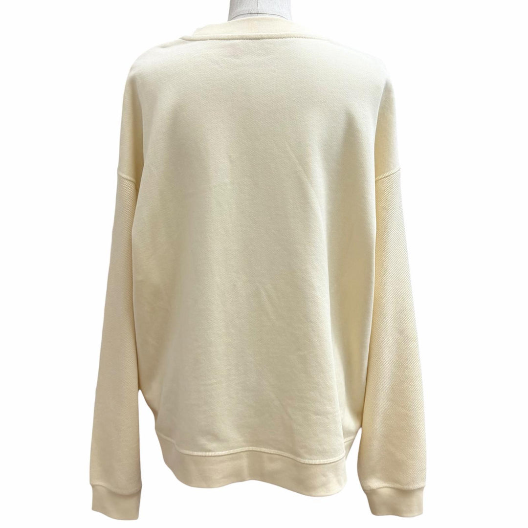 未使用品★MONCLER モンクレール 2023年製 8G00020 M3986 CREWNECK ロゴパッチ付 クルーネック トレーナー スウェット M 正規品
