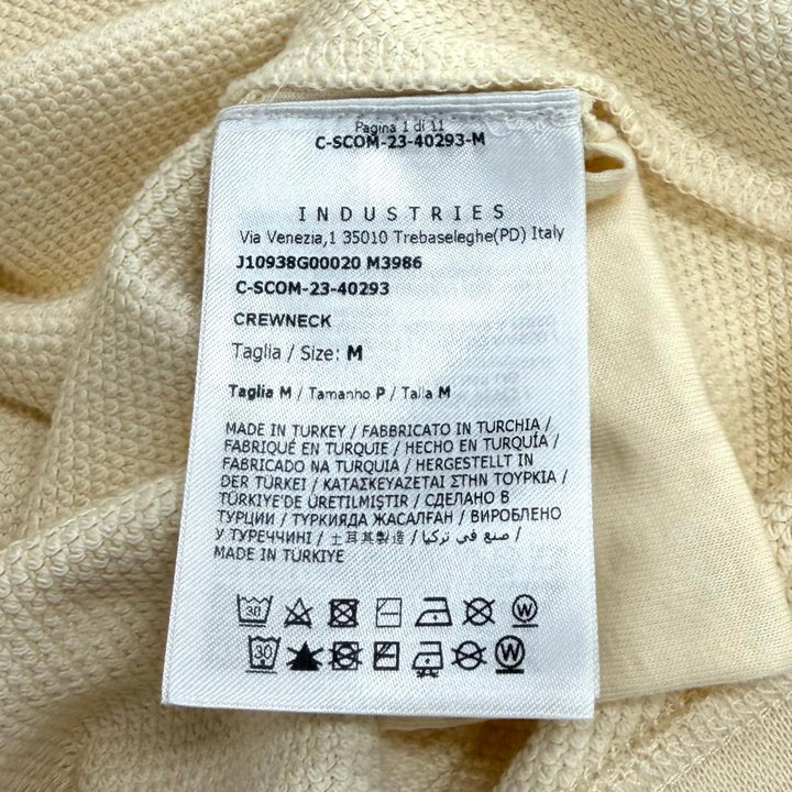 未使用品★MONCLER モンクレール 2023年製 8G00020 M3986 CREWNECK ロゴパッチ付 クルーネック トレーナー スウェット M 正規品