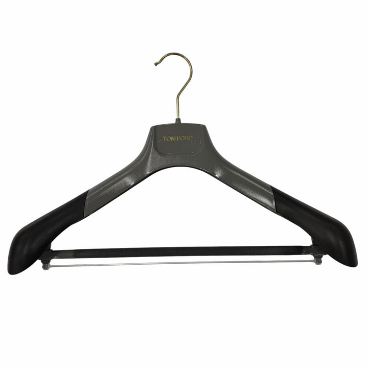 極美品▼TOM FORD トムフォード 0R0022 51S140 ウール シルク Vネック ジレ ベスト グレー ボルドー 56 イタリア製 メンズ ハンガー付き