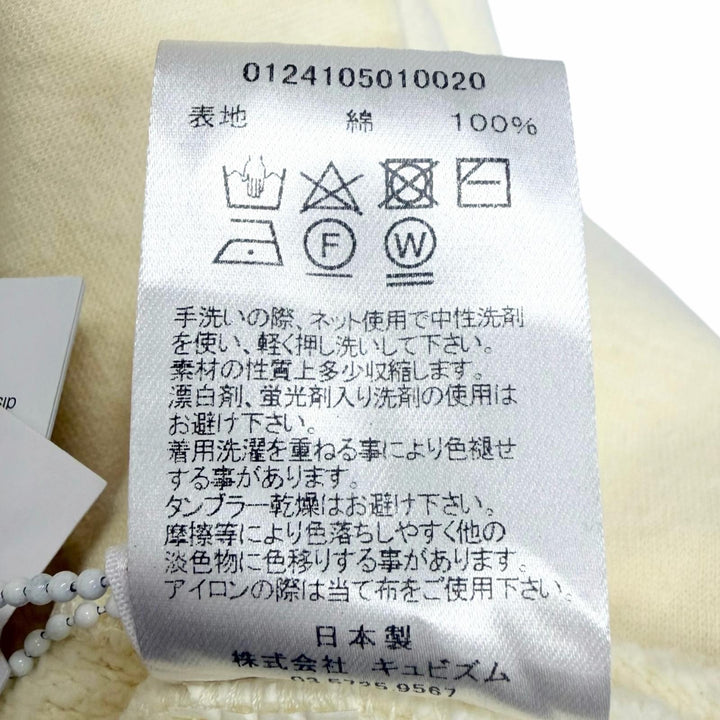 未使用品□VISVIM ビズビム 24SS 0124105010020 AMPLUS SB HOODIE P.O. CRASH コットン パーカー ライトイエロー 4 日本製 正規品 メンズ