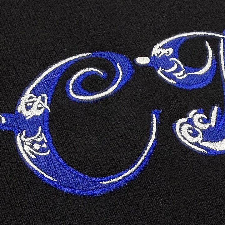 未使用品▼DIOR KENNY SCHARF ディオール オム ケニーシャーフ 193M637AT326 カシミヤ100% ロゴ刺繍 クルーネック ニットセーター S 正規